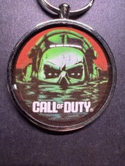 Call of Duty Metal Key Chain Ghost Skull Video Game Merchandise