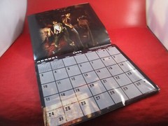 Resident Evil 2008 Promotional Calendar w/ Unused Sticker Sheet by Prima Games