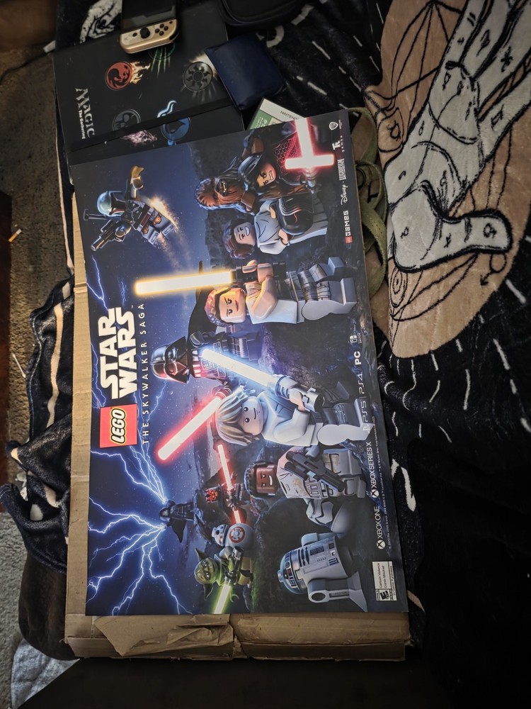 LEGO Star Wars The Skywalker Saga Poster Featuring Luke, Vader, Yoda & R2-D2