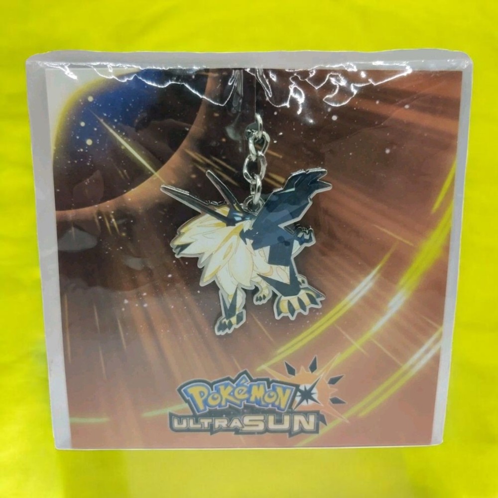 Pokemon Ultra Sun 3DS Preorder Bonus Dusk Mane Necrozma KEYCHAIN Limited Edition