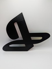 Large 3D Printed Playstation Wall Art Game Logo Display Sign For Collections