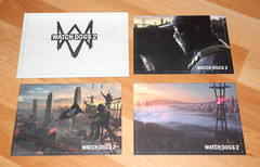 Watch Dogs 2 Ubisoft PS4 Xbox One Card Set / Artwork / Art card / Envelope