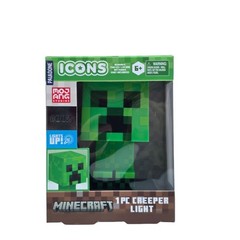 MINECRAFT Paladone Icons Creeper Night Light Lamp 3D Character Figure #002 New