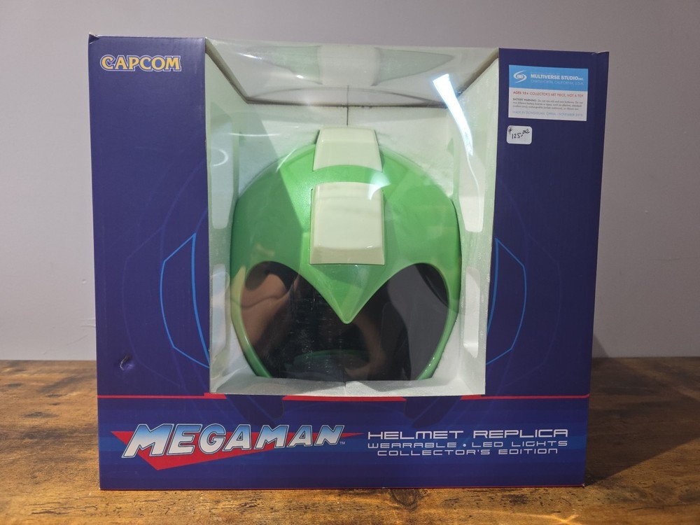 Capcom Wearable Mega Man Leaf Shield Green Replica Helmet Collector’s Edition