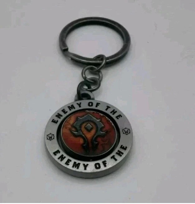 Blizzcon 2018 World Of Warcraft Faction KeyChain Blizzard Alliance Horde New