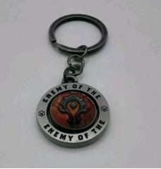 Blizzcon 2018 World Of Warcraft Faction KeyChain Blizzard Alliance Horde New