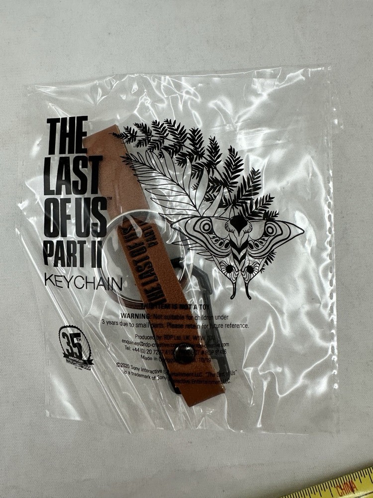 The Last of Us Part II – Promo Keychain RARE – 35th Anniversary Naughty Dog