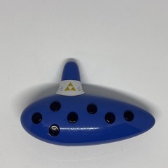 THINKGEEK Legend Of Zelda: Ocarina Of Time Electronic Ocarina W/ Stand & Book
