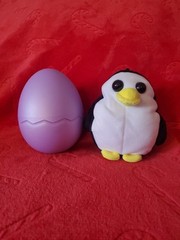 Adopt Me! Series 1 Plush * Penguin * AP5 – #7 (With Original Egg) Roblox