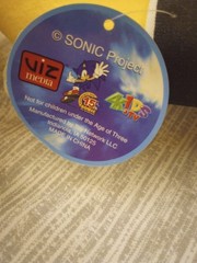 Sonic The Hedgehog Tails Jumbo Plush Media With Tag 15 Anniversary 2006 2008