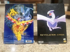 Pokémon Vintage Bundle-Jumbo Lugia Pikachu Art Board,1999 Shitajiki Pencil Board