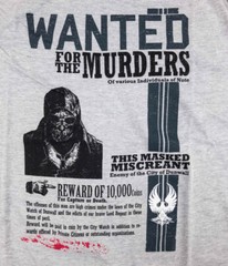Loot Crate Men’s Sz M Dishonored “Wanted For Murders” Gray T-Shirt New w Tags