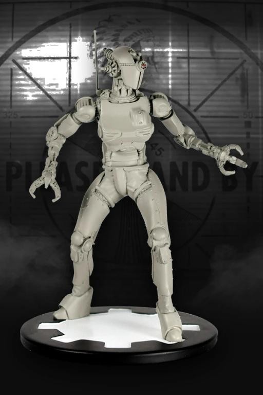 Fallout Assaultron 8″ Statue Prototype Paint Variant Limited Edition #27/200
