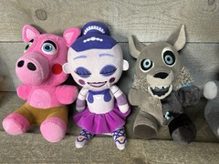 Funko Five Nights At Freddy’s Plush Lot Ballora Pigpatch Twisted Ones Wolf Lefty