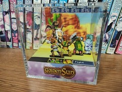 Golden Sun Manticore Handmade Diorama – Golden Sun Gameboy Gaming Cube – Fanart