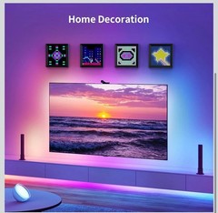 Divoom LED Light Display Panel Suit for RGB Light Bars,with Smart App Control…