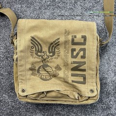Halo 3 2007 UNSC Microsoft XBOX Tan Limited Edition Canvas Messenger Bag