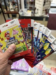 Nintendo Switch Gift Card Mario Unscratched No Value Random
