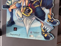 Kingdom Hearts II 2 PS2 Playstation Disney Large Store Display Standee