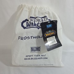 World of Warcraft Frostwolf Wolf Pup Plush Blizzard Entertainment BAG ONLY