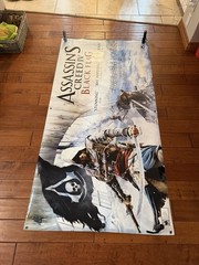 Assassins Creed IV Black Flag 36″ X 70″ Double Sided Vinyl Banner Display Sign