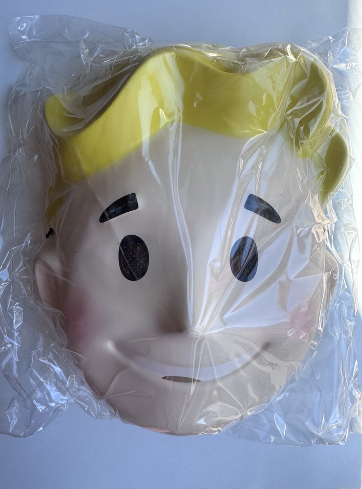 Authentic Fallout 4 Vault Boy Face Mask Bethesda Costume Cosplay