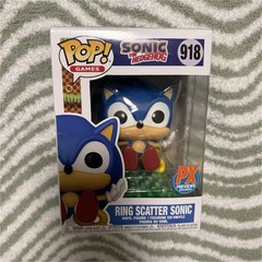Funko Pop! Games Sonic Ring Scatter Sonic PX Previews Exclusive Vinyl Figure