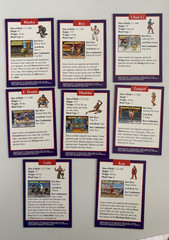 CAPCOM STREET FIGHTER II PROMOTIONAL 8 CHARACTER CARDS MINT IN PLASTIC CASE