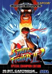 Sega Genesis Classic – Street Fighter II Champion Video Game Cover Poster 11×15