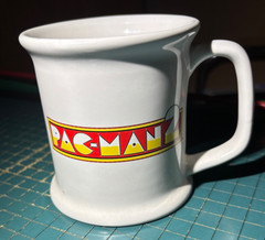 PAC-MAN 2 HEAVY CAFE MUG EARLY 2000’s – EXCELLENT CONDITION NAMCO PROMO MUG