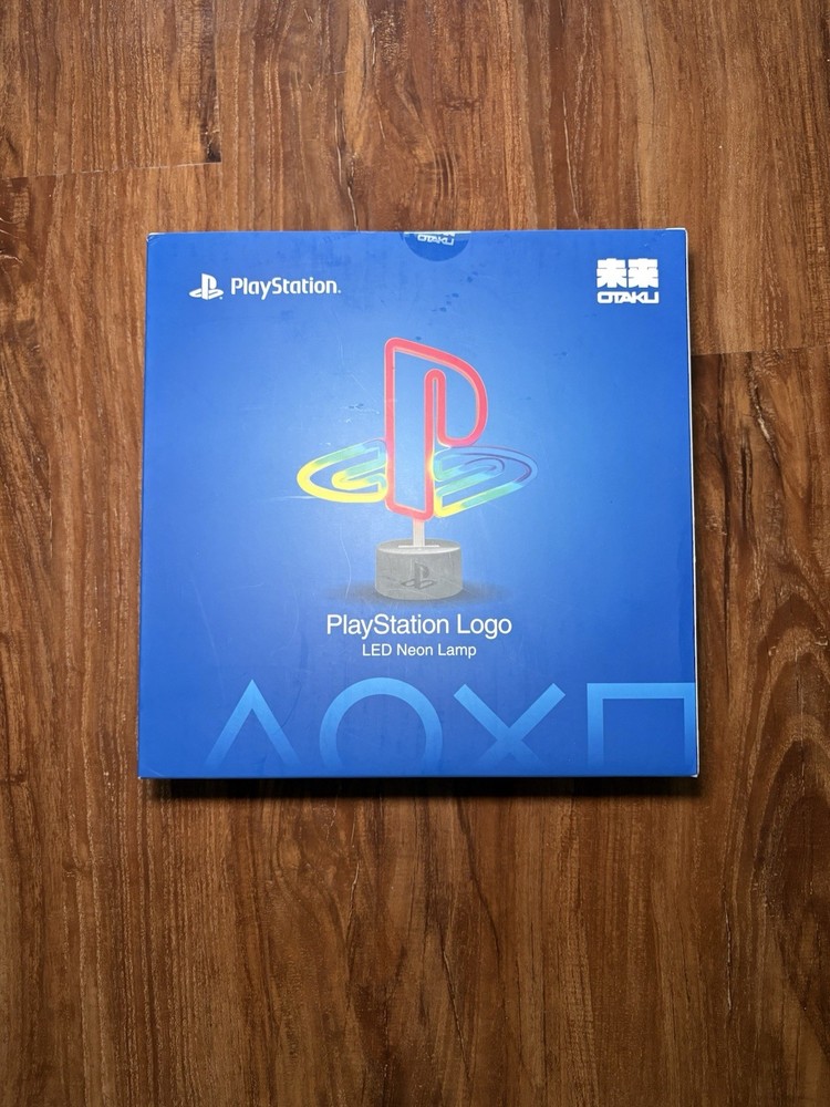 Original PlayStation Logo LED Neon Light Sign Gaming Room Decor