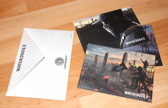 Watch Dogs 2 Ubisoft PS4 Xbox One Card Set / Artwork / Art card / Envelope