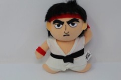 1993 Street Fighter II Ryu Capcom 7″ Plush Stuffed Toy Doll OFFICIAL