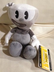 Cuphead Dont Deal With The Devil Gray Funko Plush Nintendo *NWT*