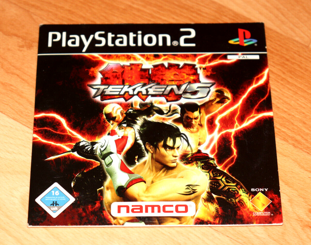 2004 Tekken 5 Demo Disc Promo Demo DVD Not for Resale Pal Ver Playstation 2 PS2