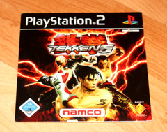 2004 Tekken 5 Demo Disc Promo Demo DVD Not for Resale Pal Ver Playstation 2 PS2