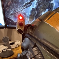 Titanfall 2 Jack Cooper Pilot Helmet LED Light-Up w/ Stand Dog Tags Art Book