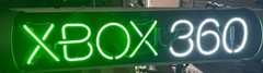 XBOX 360 RARE Neon Sign Retail Commercial Use REAL NEON Gameroom Holy Grail