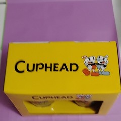 Cuphead 2 Piece Glass Set Cuphead Mugman Video Game Merchandise