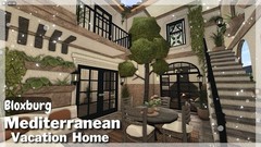 MEDITERRANEAN VACATION HOME BLOXBURG.CHECK DESCRIP.FAST BUILDER FOR CHEAP PRICE