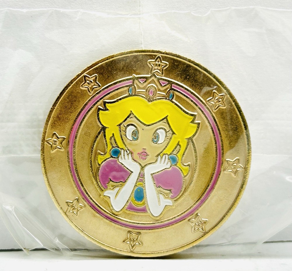 2017 Frankford Wonder Ball Super Mario Series 1 “Princess Peach” Coin *SEALED*