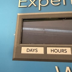 Nintendo Wii Experience Wii Launch Countdown Clock 2006 AS IS