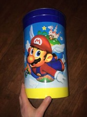 Super Mario 64 trash can Rare! Merchandise Nintendo N64 Japan 1999 Limited