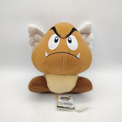 Super Mario 64 DS Goomba Kuribo Plush 2004 Banpresto Wings 9″ w/ Tag