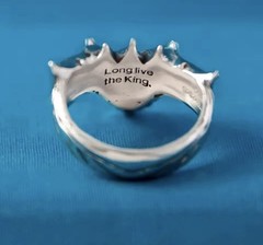 Destiny 2 Kings Fall Ring Oryx Raid Collectible Gamer Jewelry Size 7 Fashion Fit