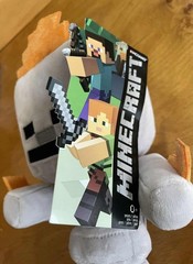 JINX Minecraft Happy Explorer Skeleton On Fire 7″ Plush Stuffed Toy NEW w/ TAG