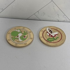 Super Mario Frankford Candy Piranha Flower Coin & Yoshi