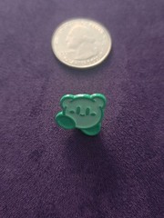 Green Kirby Mini Enamel Pin