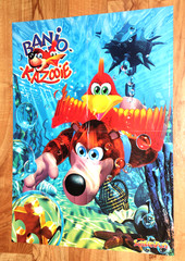 1998 Banjo-Kazooie / Spice World N64 PS1 Nintendo Vintage very Rare Poster