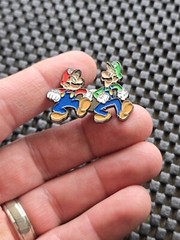 Mario & Luigi SuperStar Saga Bowsers Minions Preorder Pin Badge Promo Rare 3DS